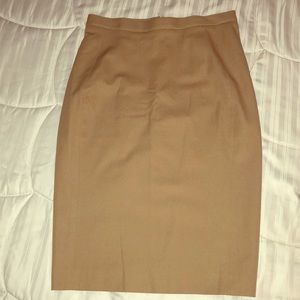 NWT Khaki pencil skirt